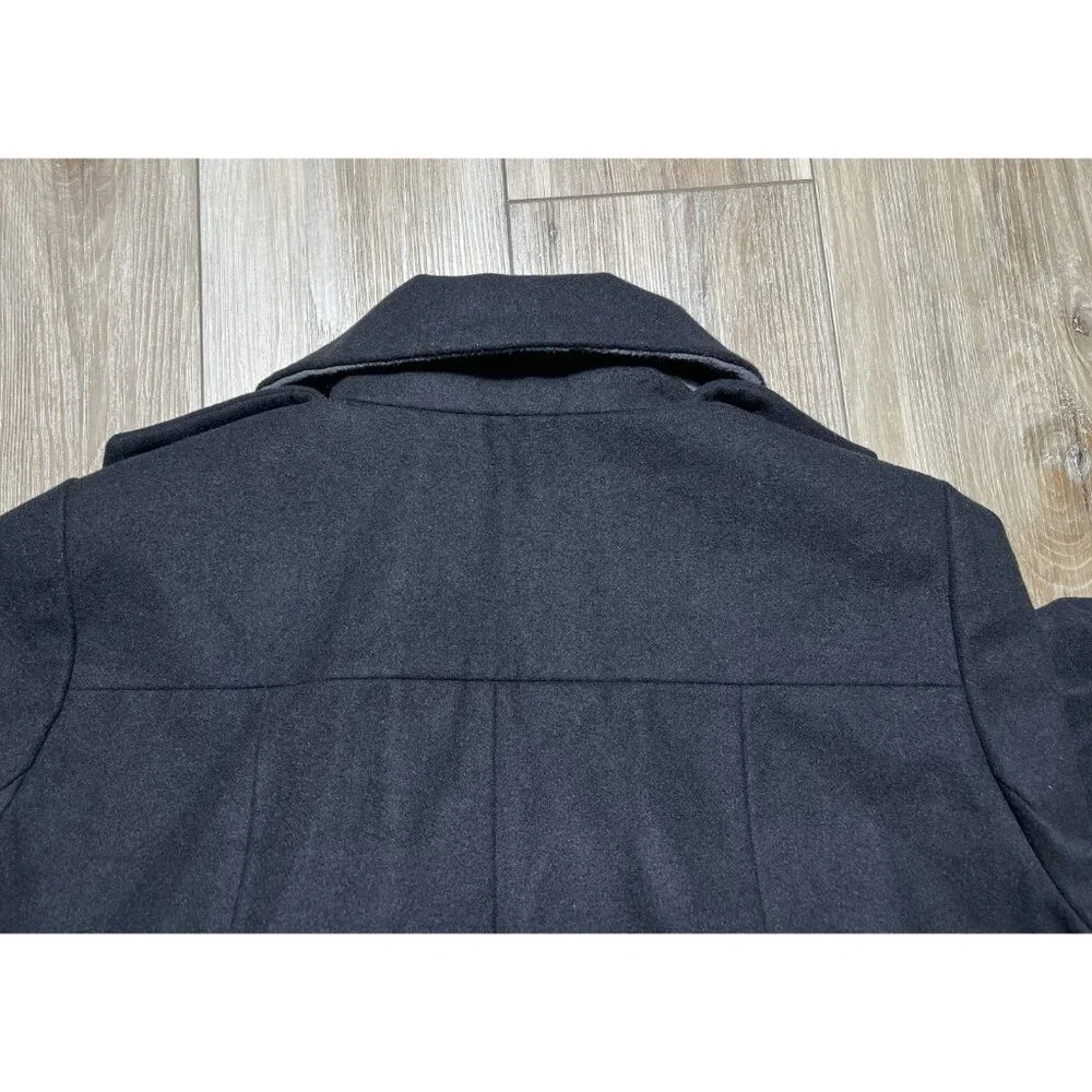 NWT Lane Bryant Wool Black Pea Coat - Women Size 18 / 20 - Picture 12 of 16